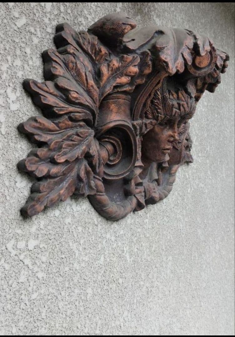 大きなアンティーク銅像、ブロンズ像、商品説明必読お願い致します。