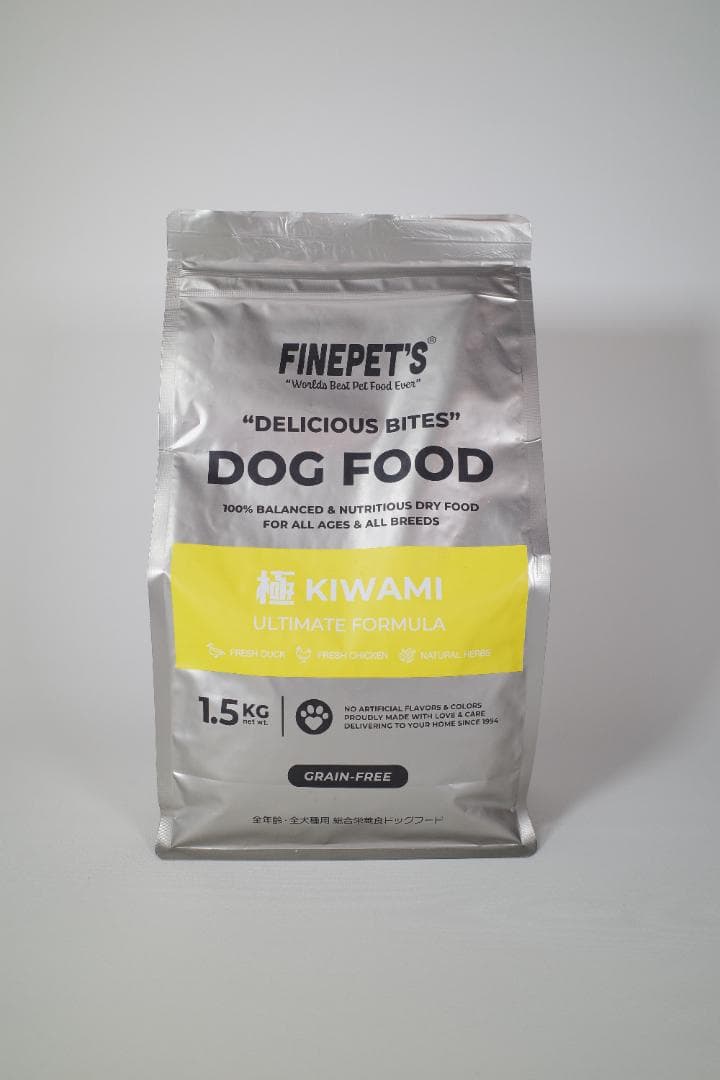 FINEPET'S KIWAMI ドッグフード 1.5kg (5袋セット)