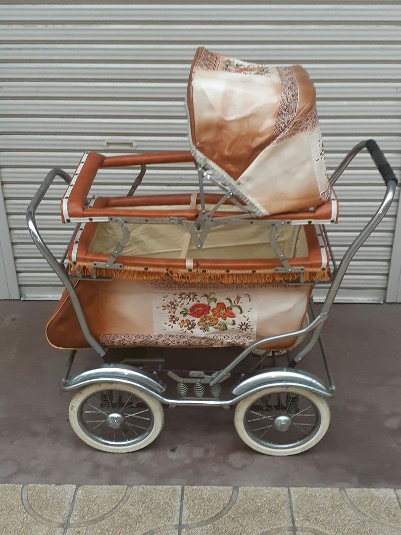 せ*ん様 レトロベビーカー 年代からは美品！流行りのペットにもok！ 引き取り着