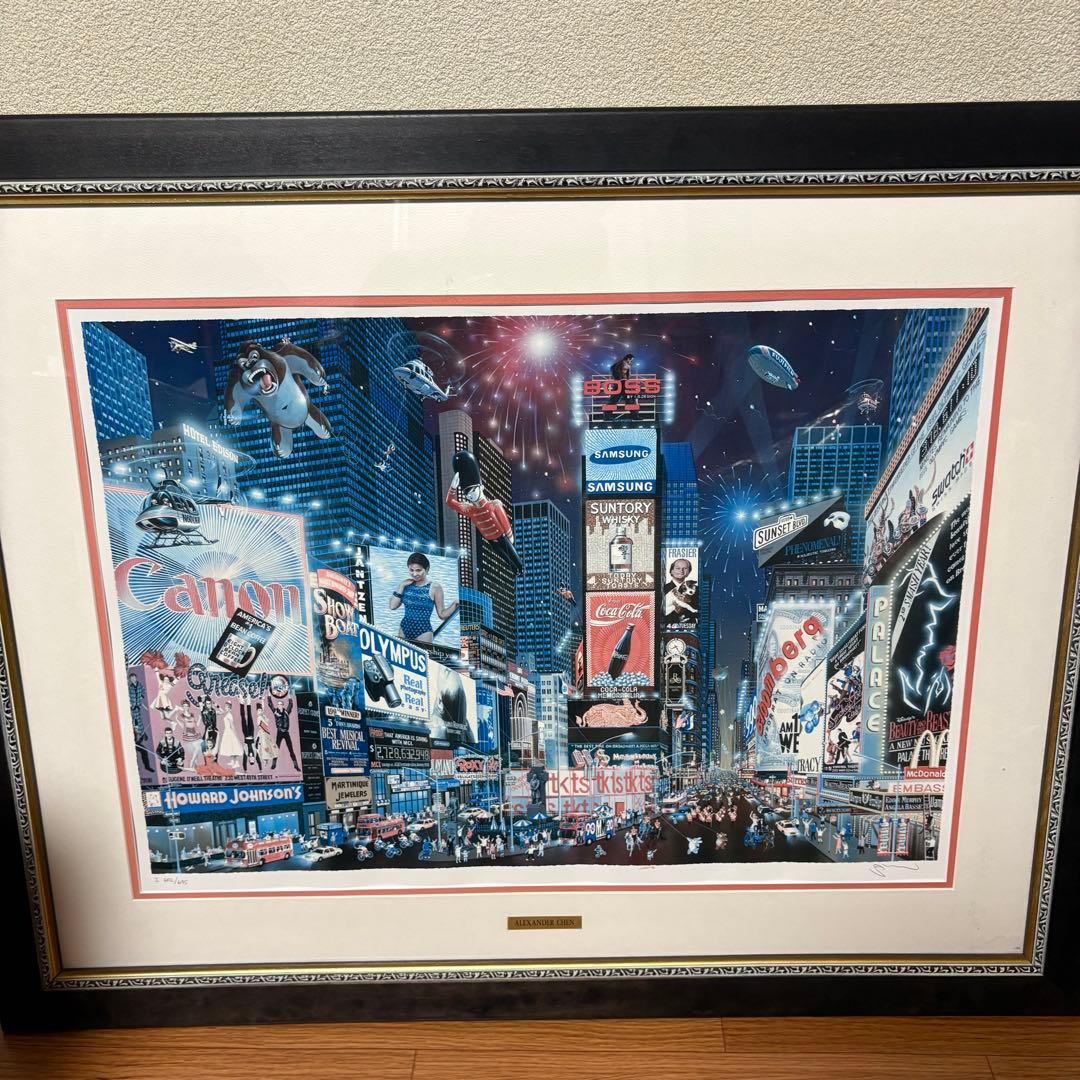 ALEXANDER CHEN タイムズスクエア シルクスクリーン