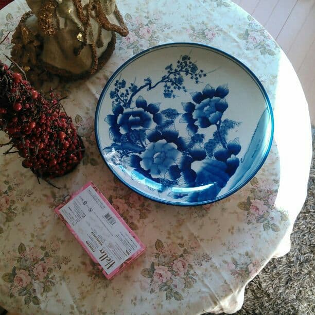 明治時代　飾り大皿　46㌢