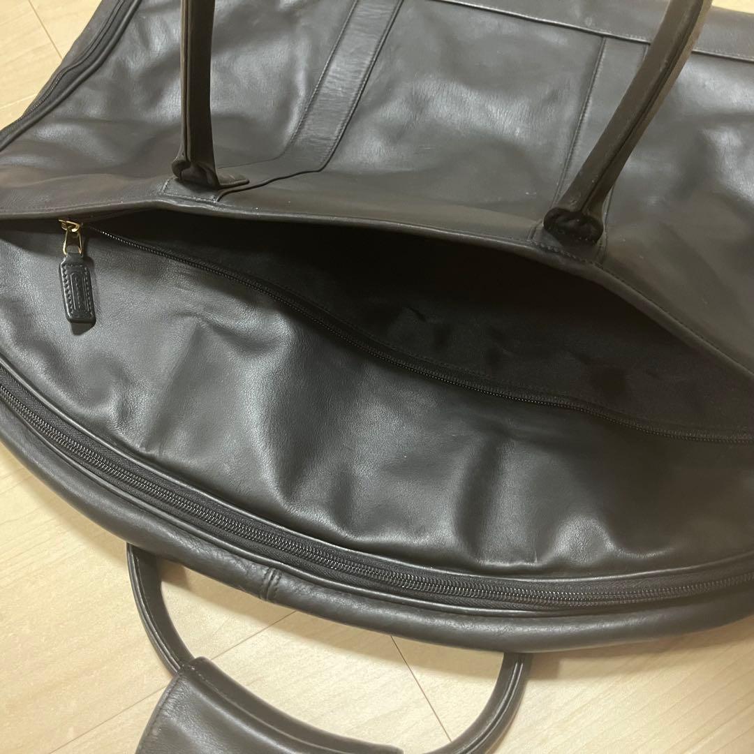 COACH コーチのレザー　ガーメントバッグ　黒