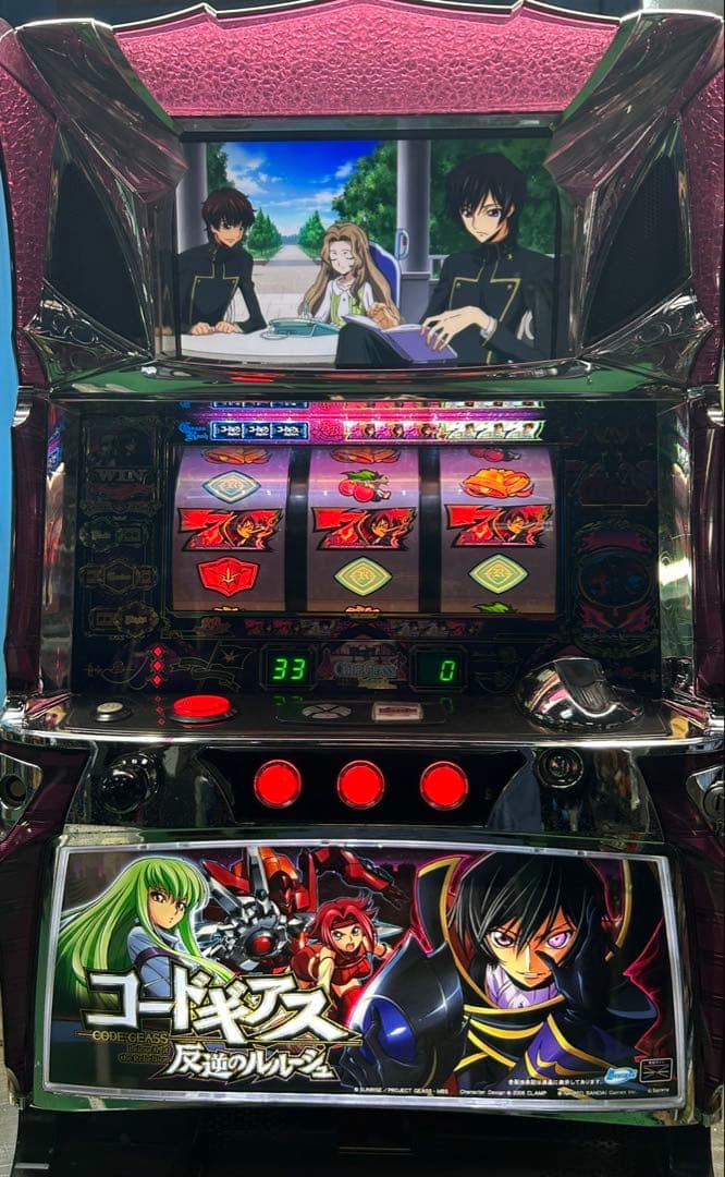 パチスロ実機 コードギアスZF 家庭用電源