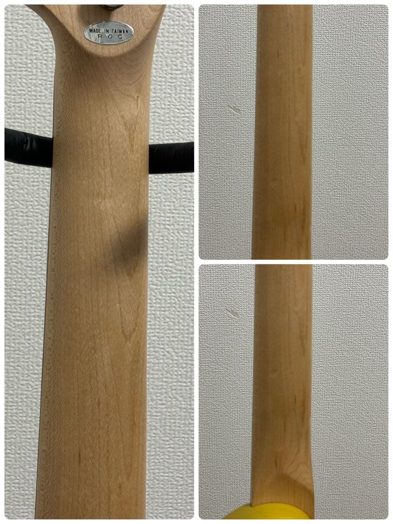 Fernandes フェルナンデス ZO-3 黄色 レフティ 左 エレキギター