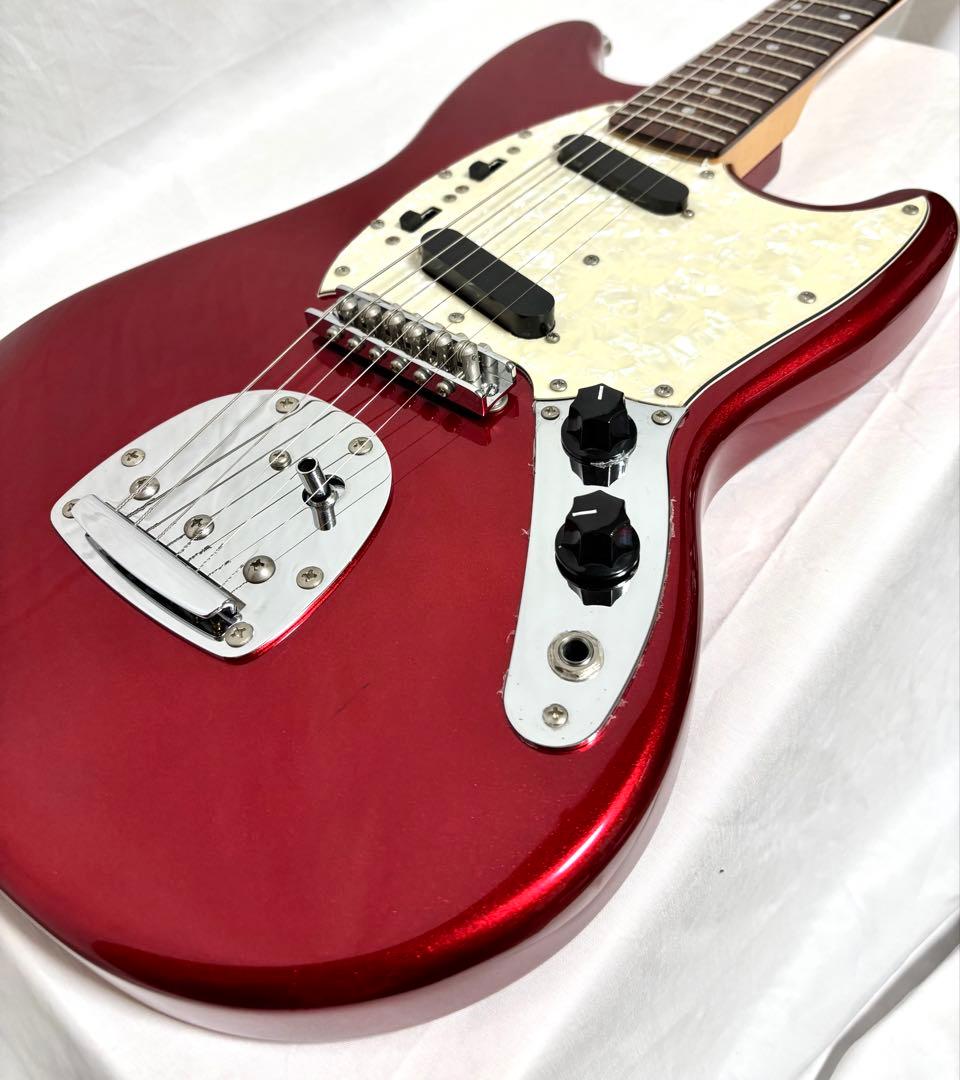 【新品弦張替済】PhotoGenic エレキギター ムスタング MG-200