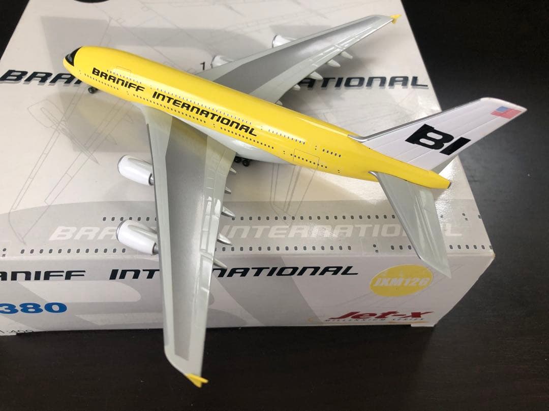 航空機・ヘリコプター Jet-X 1/400 JXM126 A380 BRANIFF