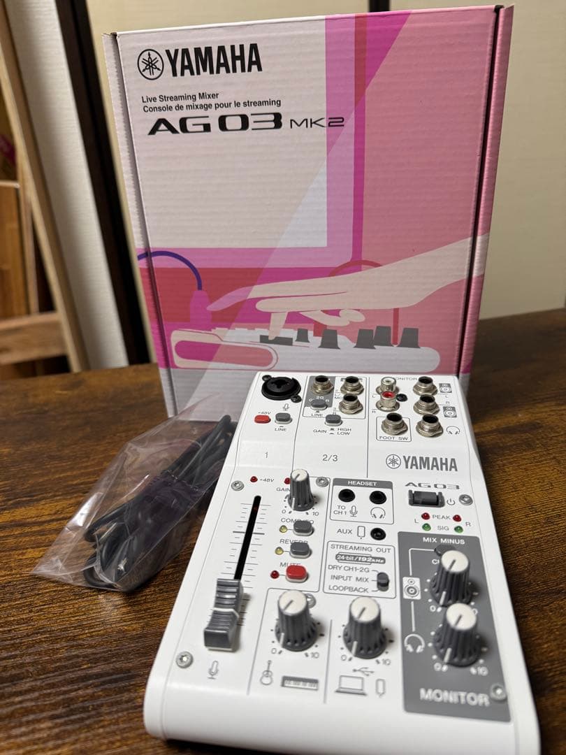 YAMAHA AG03 MK2 ライブストリーミングミキサー