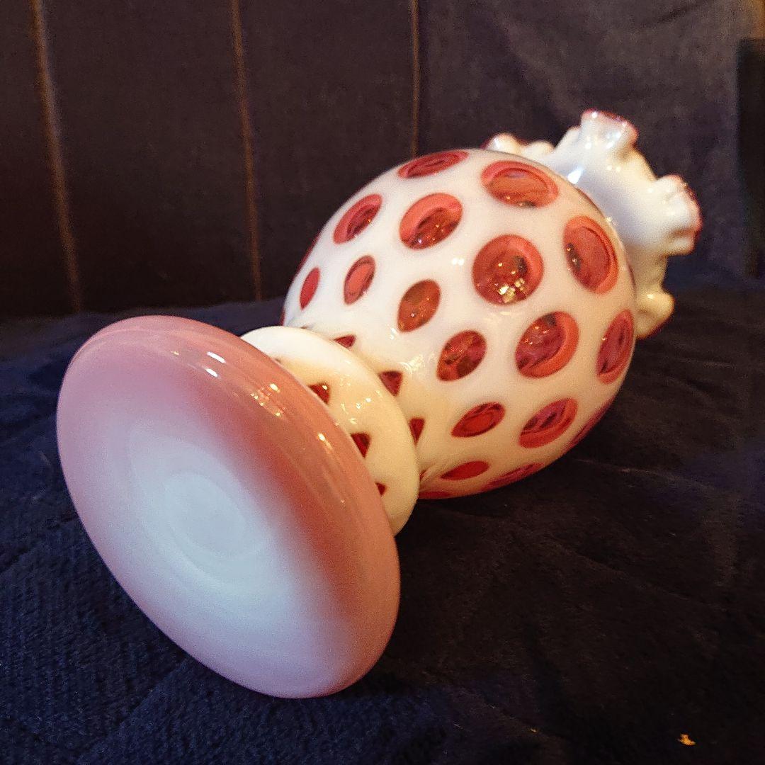 貴重、美品フェントン50年代頃ドットBigベース高さ22.5cm