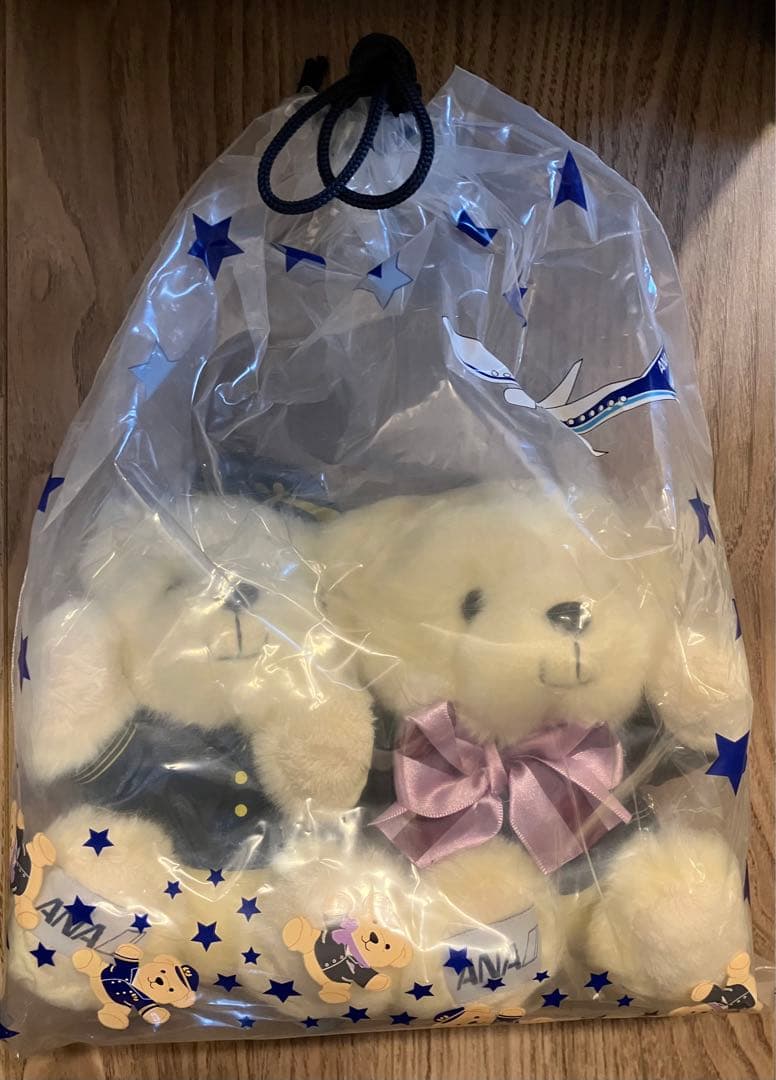 ANA フライトベア　旧制服バージョン　パイロット　CAぬいぐるみ