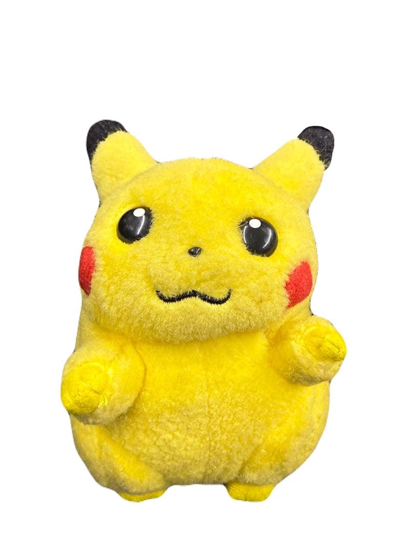 ①【貴重】初期 TOMY ポケモン ピカチュウ　ぬいぐるみ