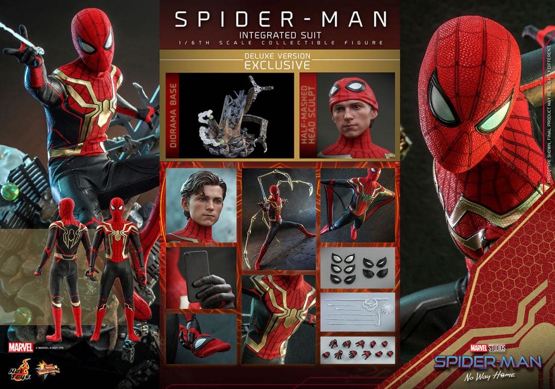 ホットトイズ スパイダーマン インテグレーテッド ボーナスアクセサリー付き