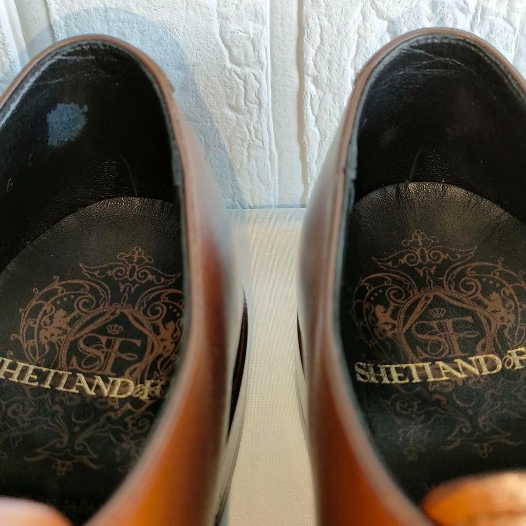 シェットランドフォックス　リーガル　モンクストラップ　ビジネス　茶色　24cm