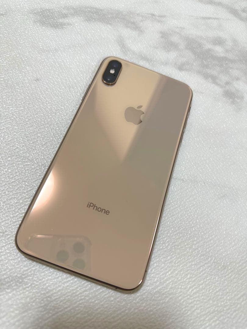 【美品】Apple iPhone XS Max ゴールド