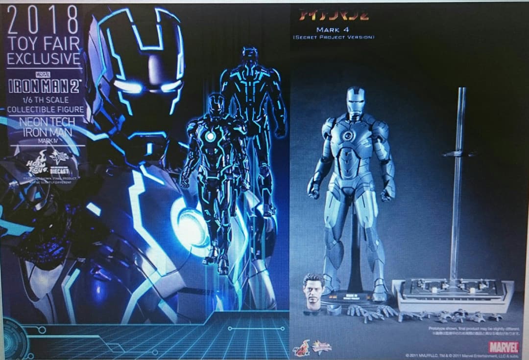 ホットトイズ ムービー マスターピース アイアンマン マーク4 限定 2点セット