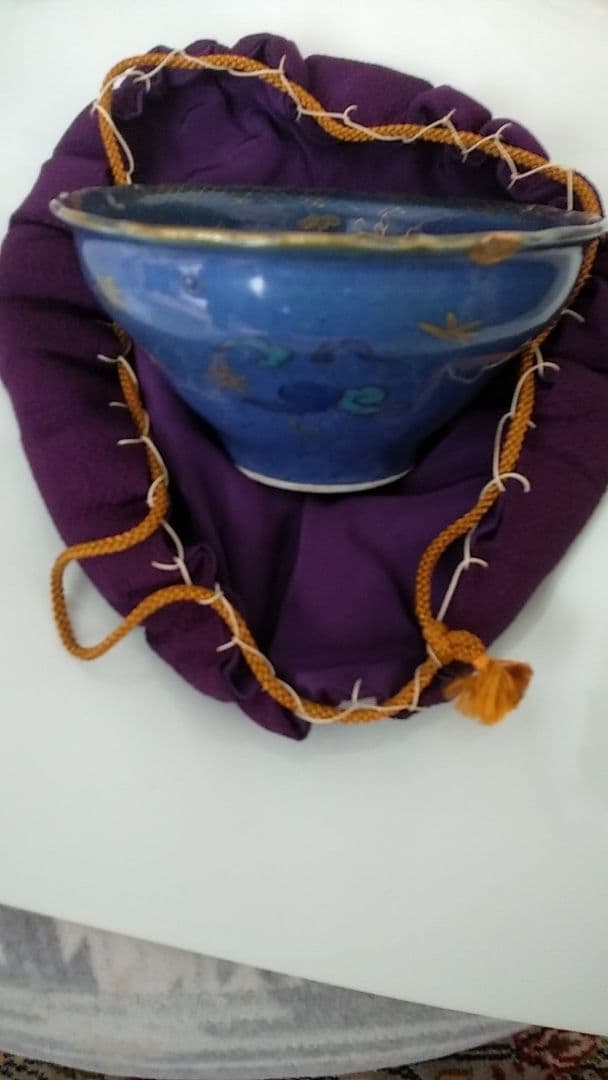 抹茶茶碗 青色