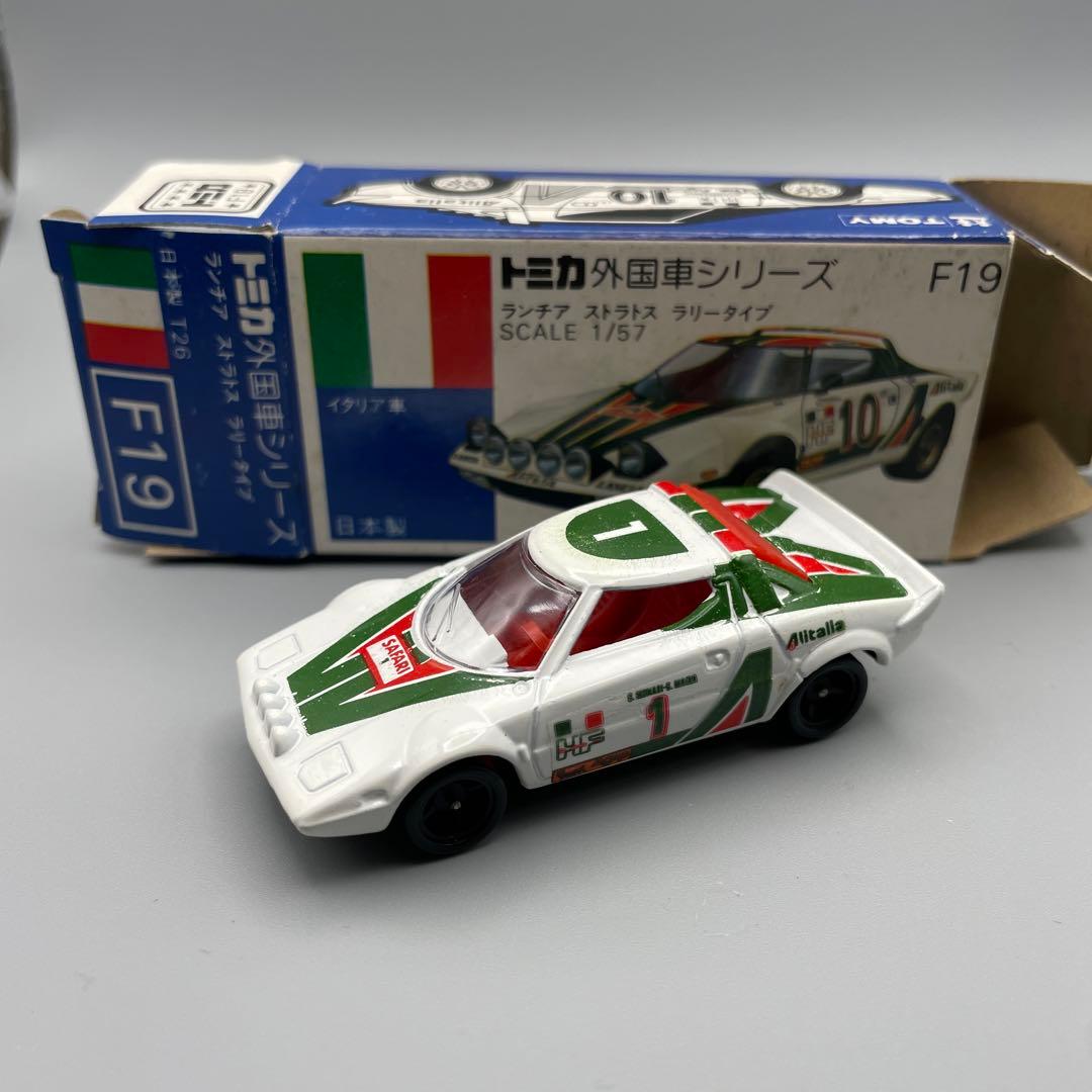 トミカ　青箱　F49 ランチア　ストラトス　ラリータイプ
