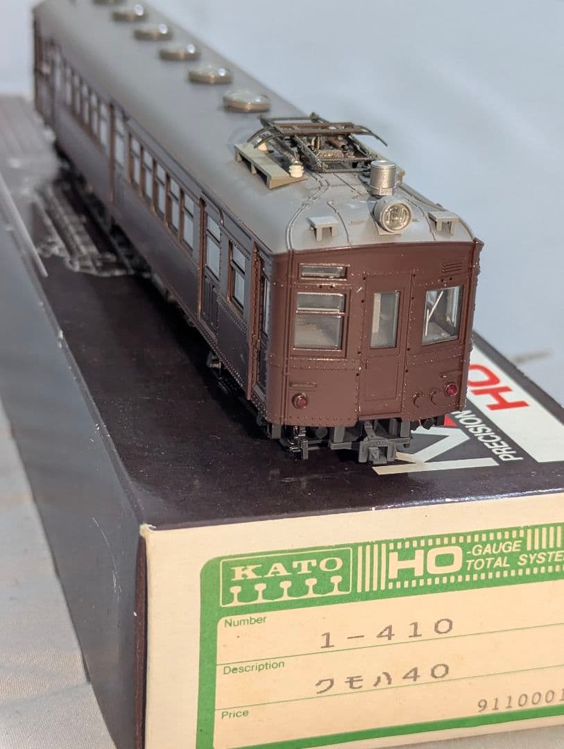 KATO　クモハ４０　HO 【1-410】　部品等未使用