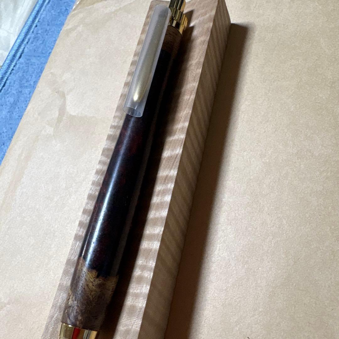 〈新品・未使用〉極上ココボロ瘤杢シャープペンシル