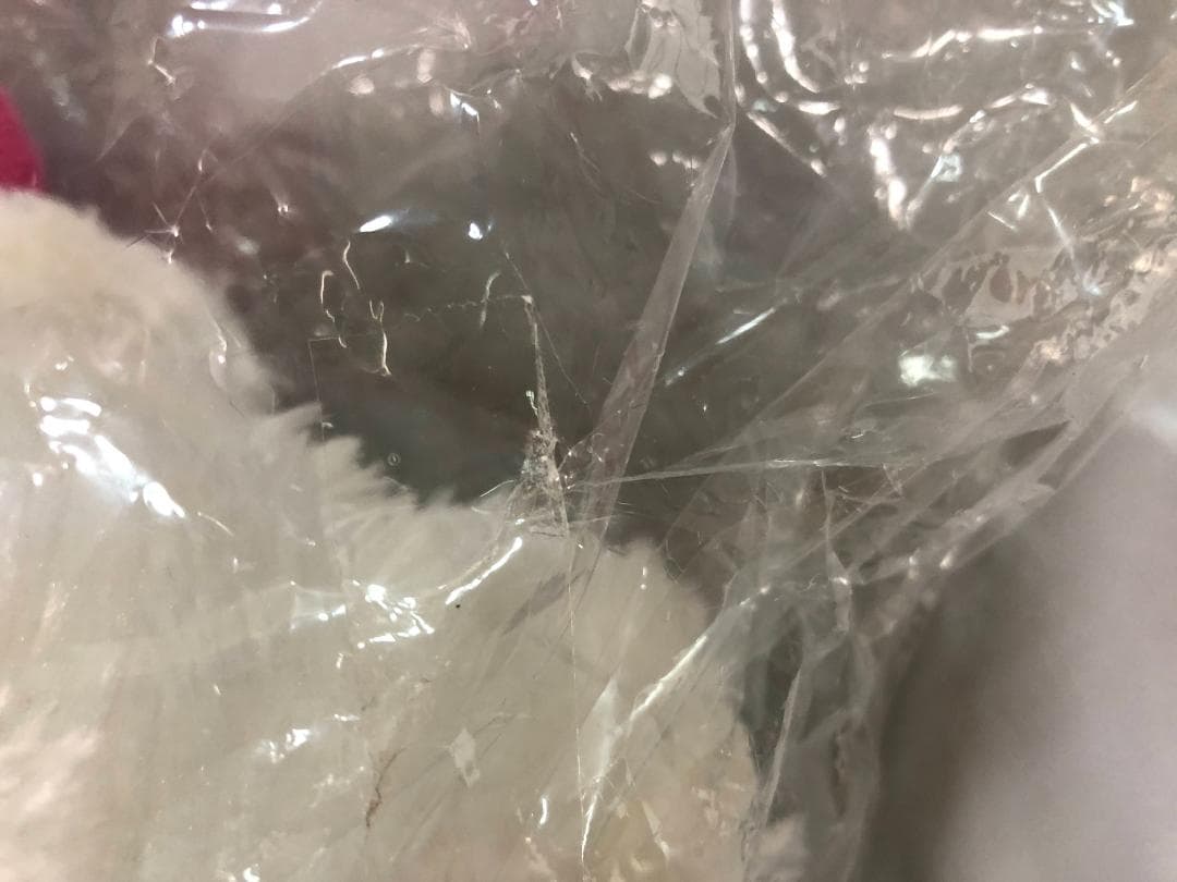 メロディ パフパフぬいぐるみ　Lサイズ　マイメロディ タグ付き