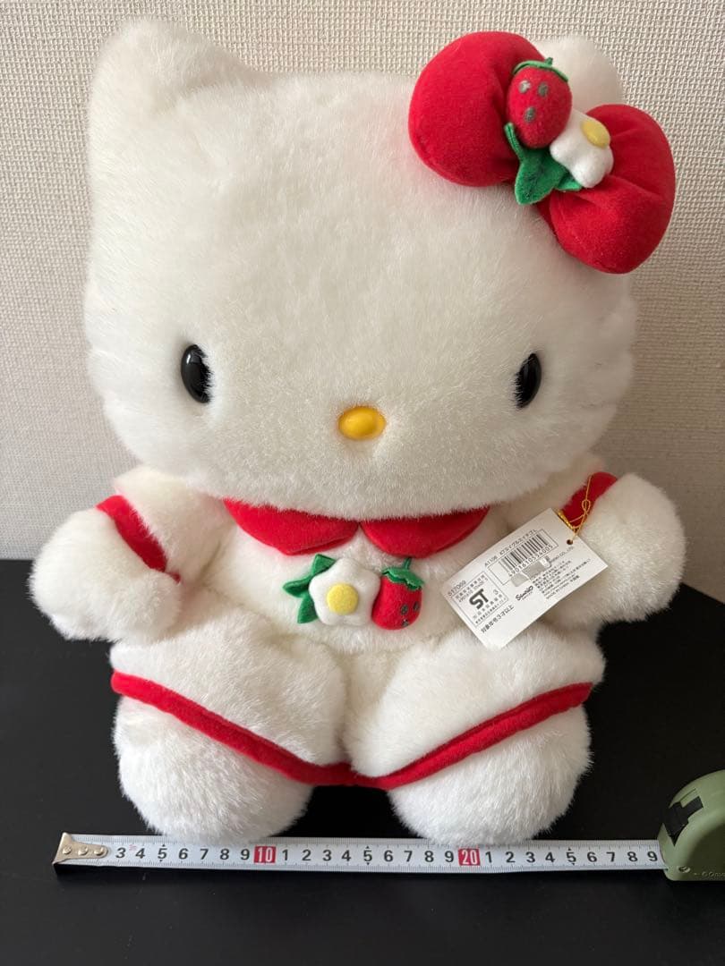 【激レア希少】ハローキティ　イチゴ ぬいぐるみ　当時物　平成レトロ