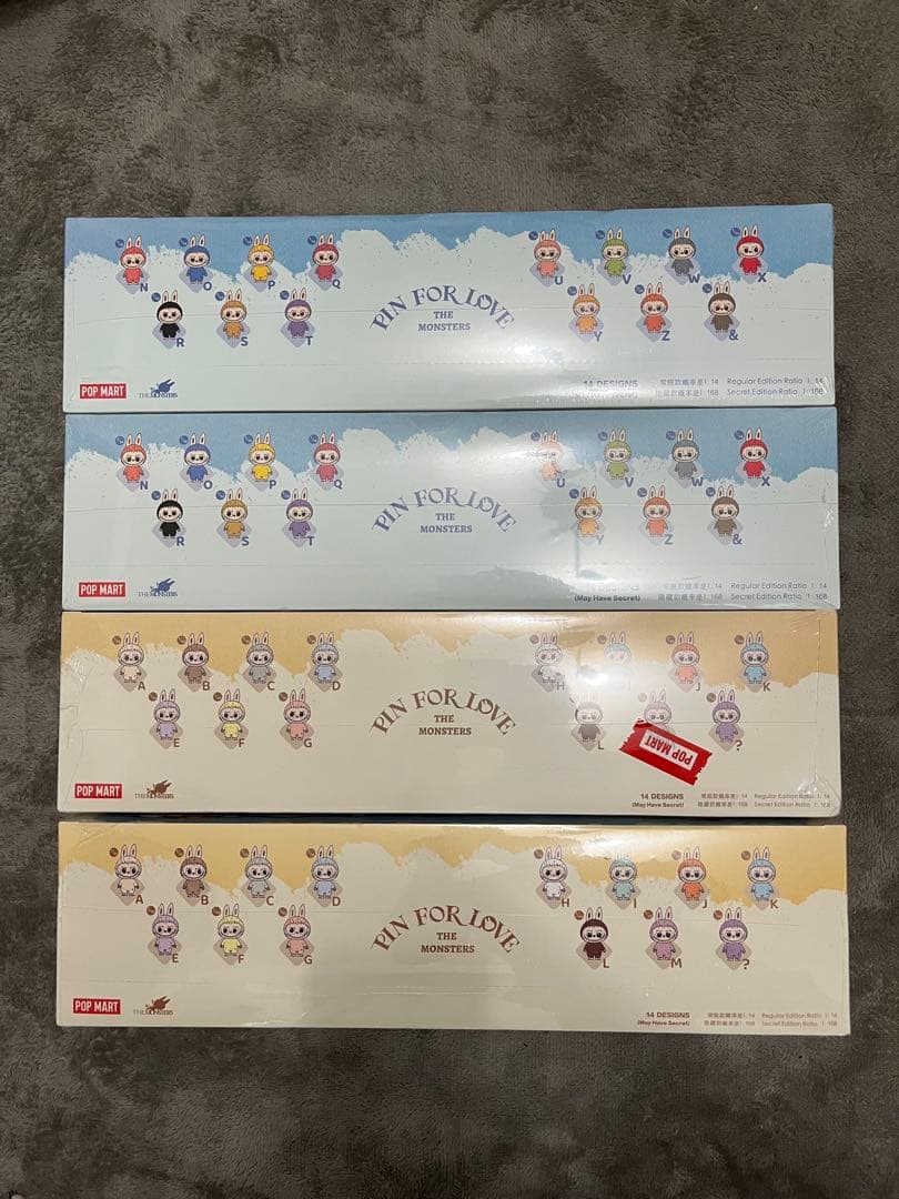 ラブブ PIN FOR LOVE ぬいぐるみ A-M アソートボックス 5box