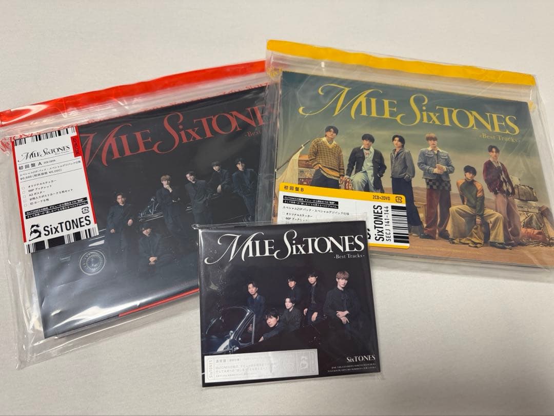 MILE SixTONES Best Tracks ３形態