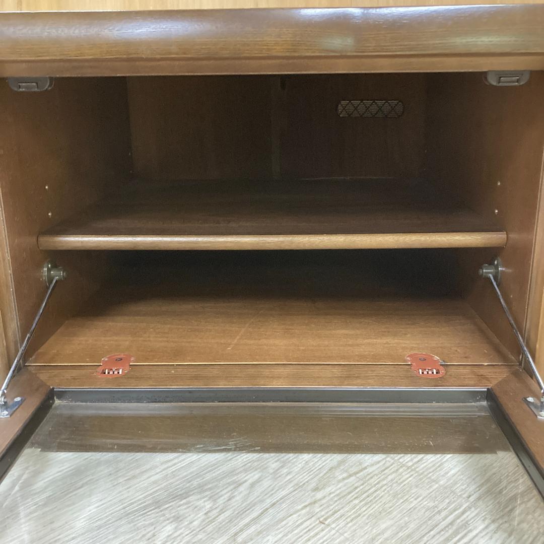 【カリモク】コーナーテレビ台　テレビボード　収納付