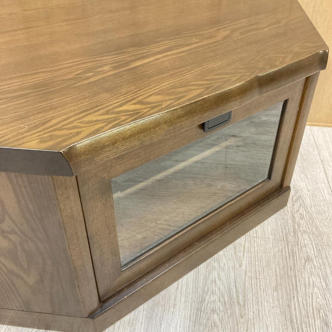 【カリモク】コーナーテレビ台　テレビボード　収納付