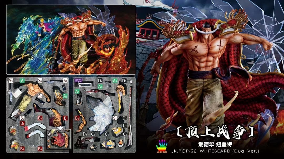 ワンピース 白ひげ エドワード・ニューゲート ガレージキット フィギュア