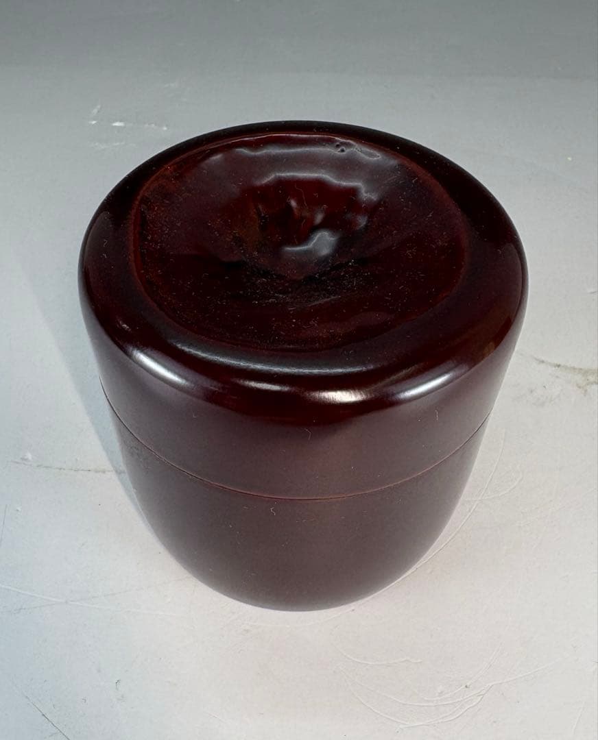 【中古品】平安光入造　嵐山棗（共箱）USED〈税込•送料込〉