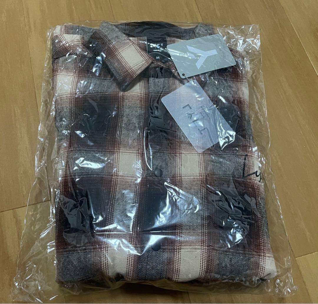 LYFT チェックオーバーサイズシャツ