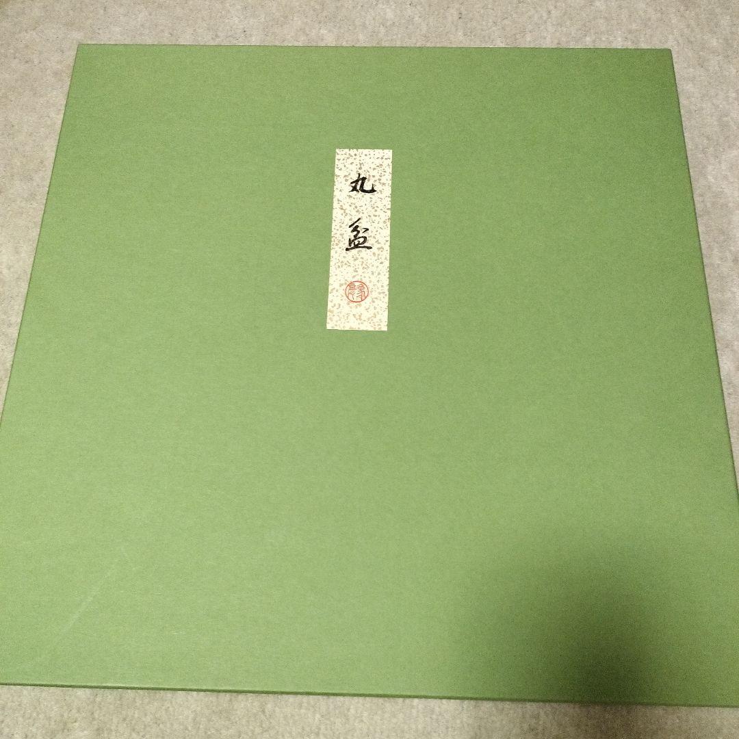 【新品】象彦　千羽鶴丸盆　36cm