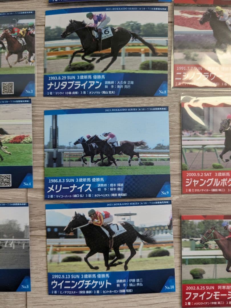 函館競馬場 札幌競馬場 メモリアル カード 26枚 競馬 競走馬 ウマ娘 グッズ