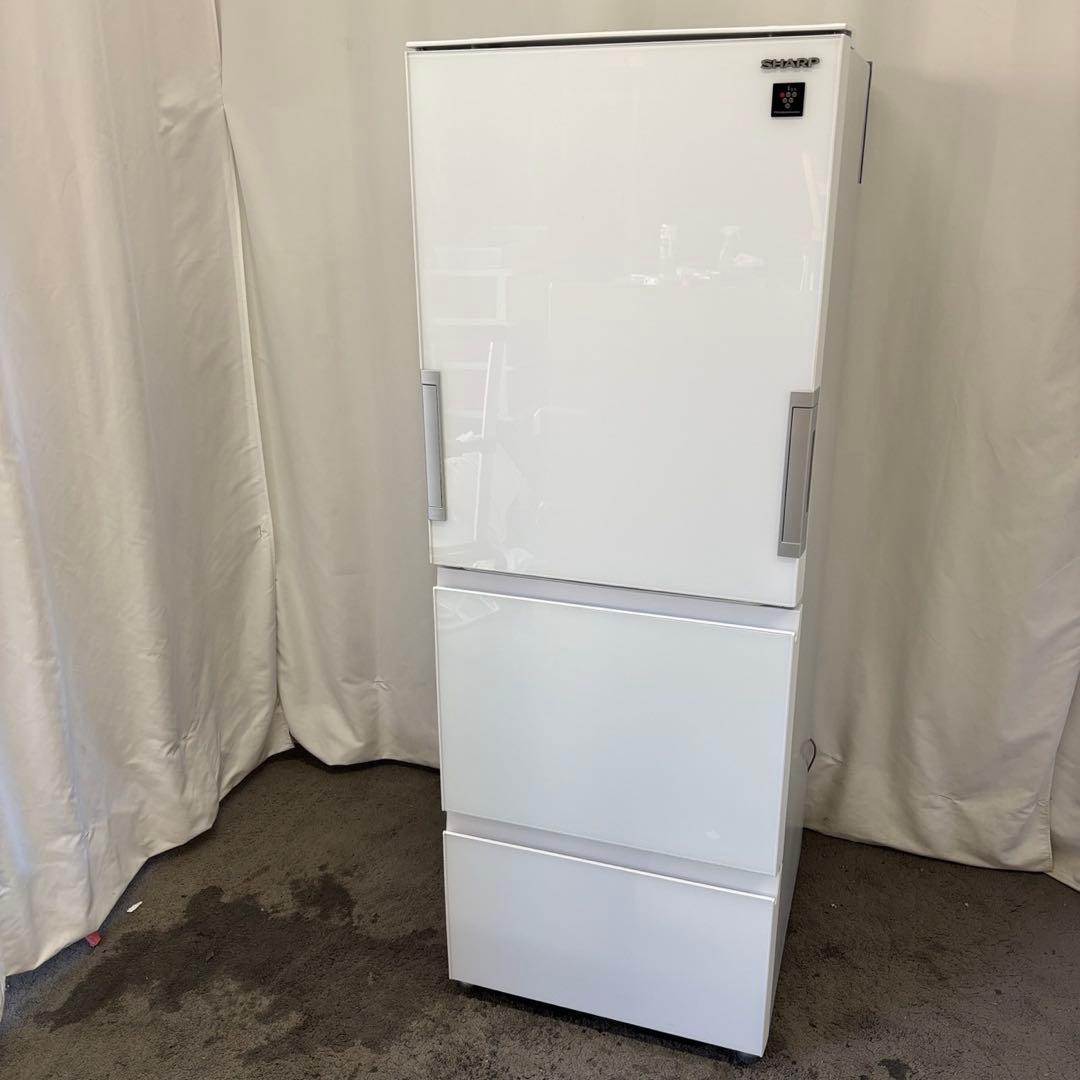 年始セール‼️31⭕️冷蔵庫　シャープ　大型400ℓ　両開き　安い　設置無料　綺麗