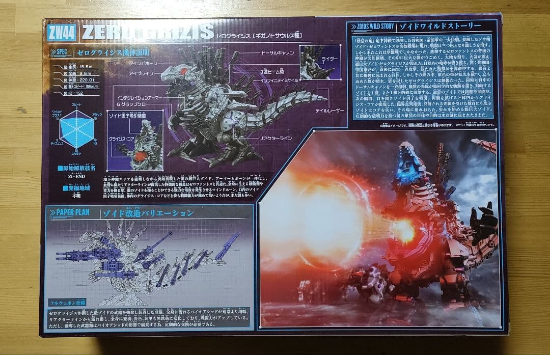 【新品・未開封】ゾイドワイルド ゼログライジス［ギガノトサウルス種］