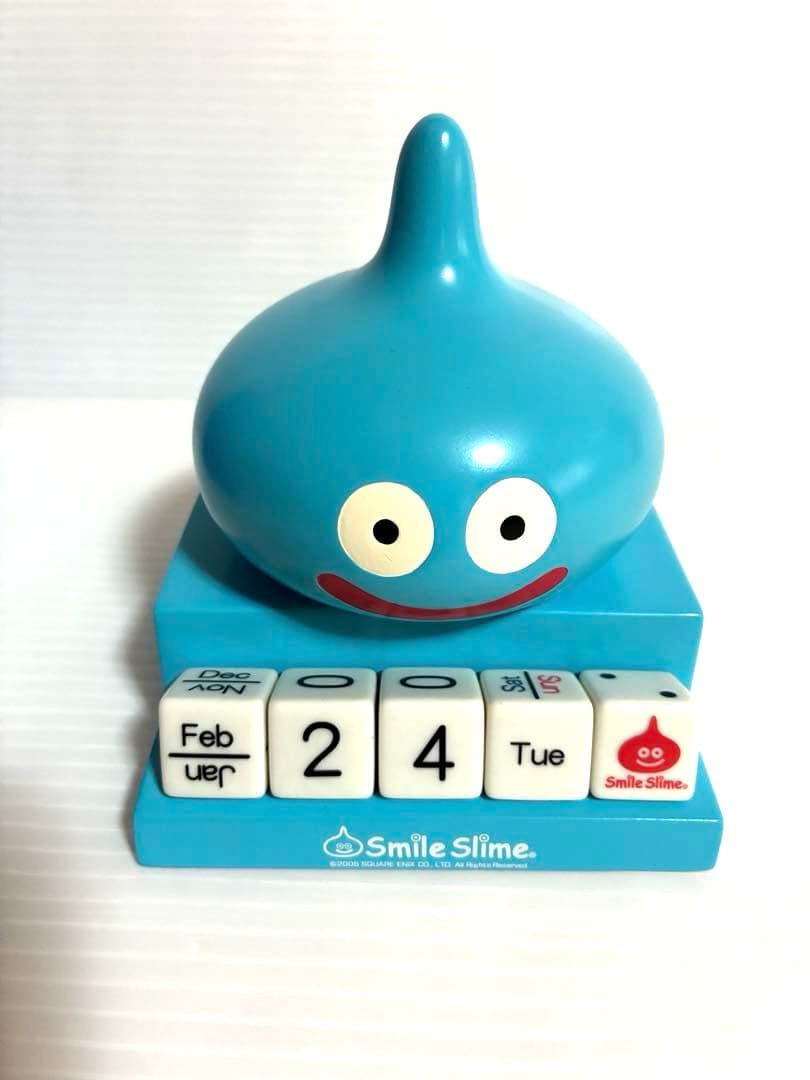 美品　ドラゴンクエスト　スマイルスライム　キューブカレンダー