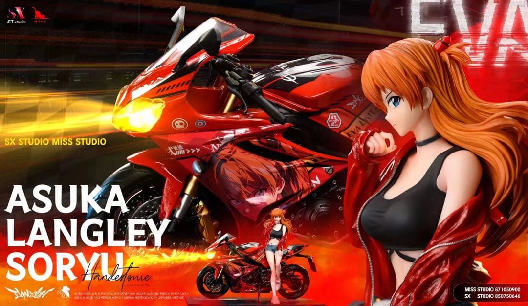 式波・アスカ・ラングレー　フィギュア　エヴァンゲリオン　ガレージキット