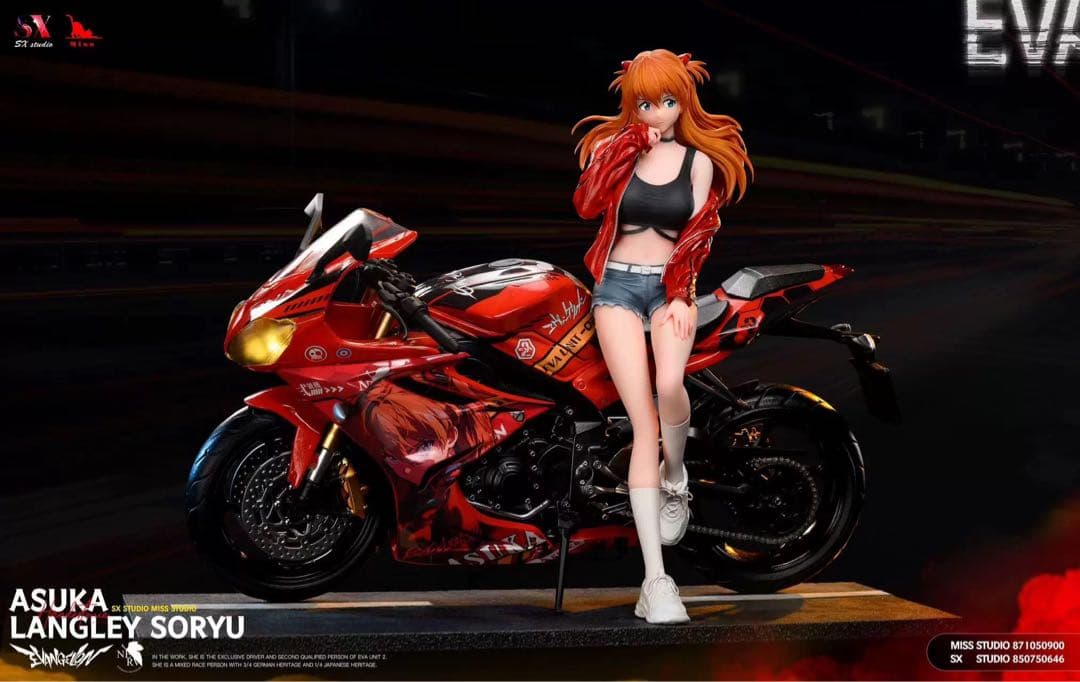 式波・アスカ・ラングレー　フィギュア　エヴァンゲリオン　ガレージキット