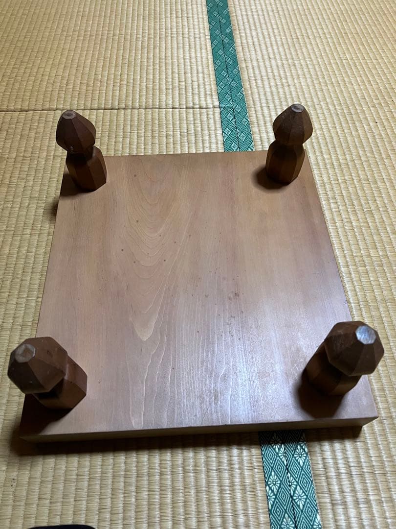 木製19路盤と碁石セット