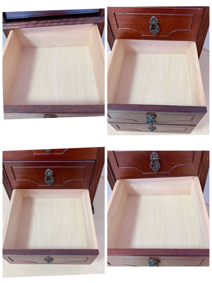 木製　電話台　FAX台　ビューロー　サイドチェスト　サイドラック　デスク