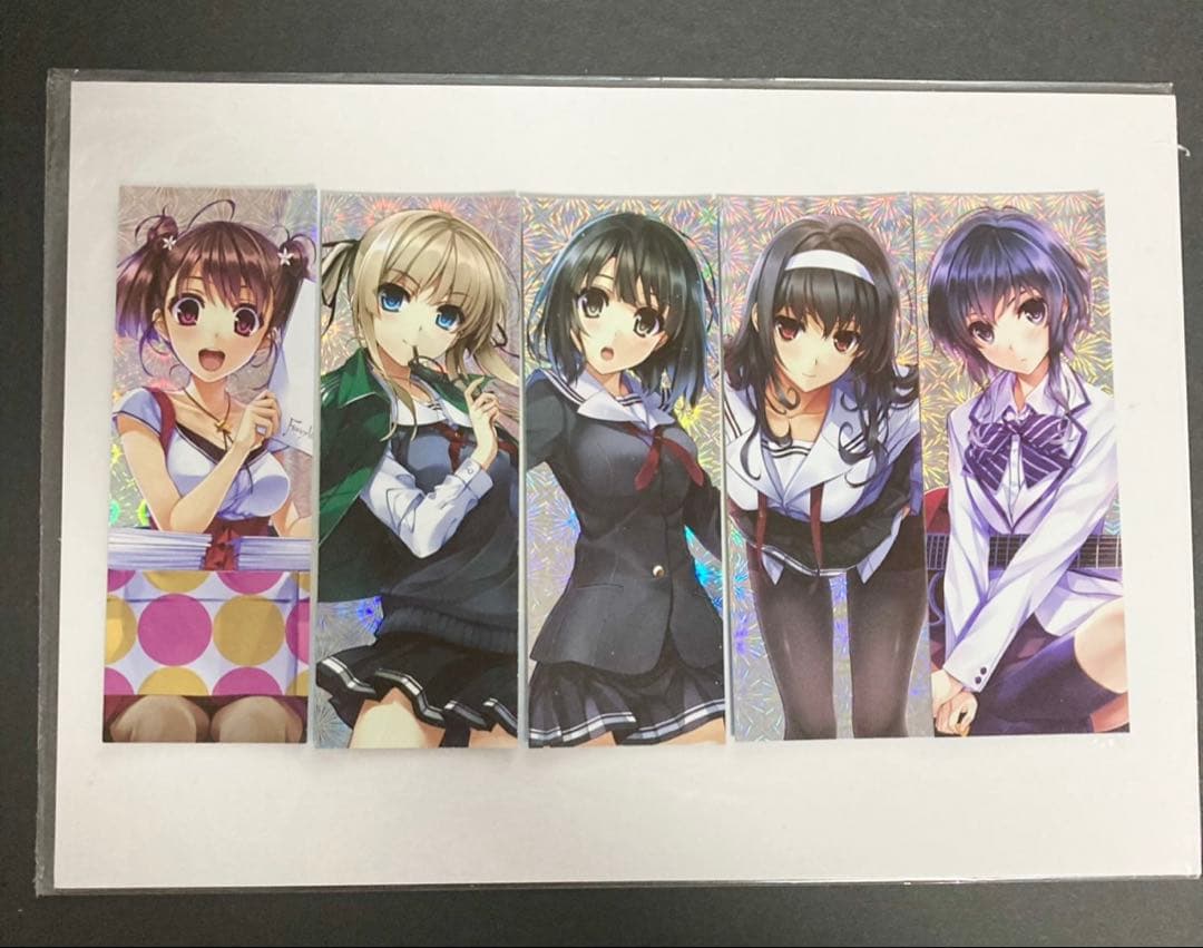 冴えカノ 冴えない彼女の育て方 王道宣言フェア 抽選当選品 しおり5枚セット