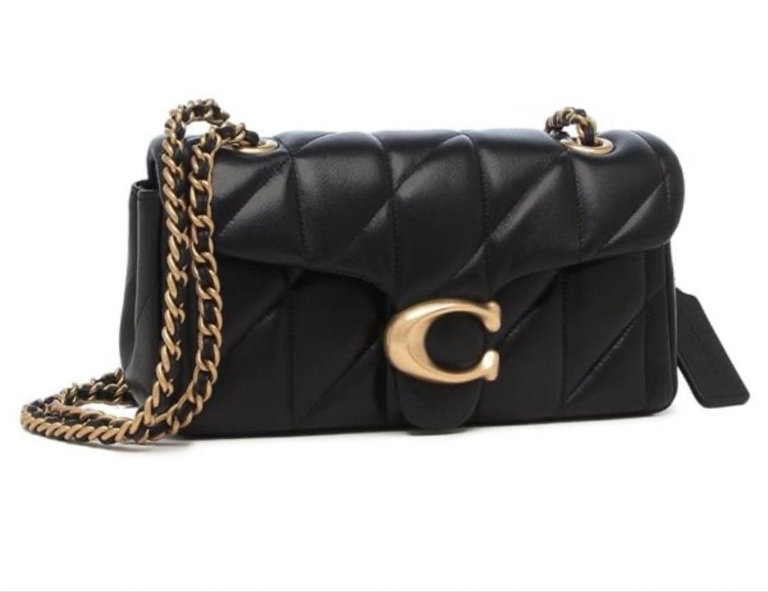 COACH CP149コーチ タビー ショルダー バッグ チェーン20 ブラック