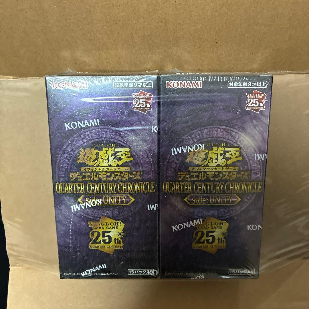 遊戯王QCC side：UNITY 2BOX シュリンク付き　新品未開