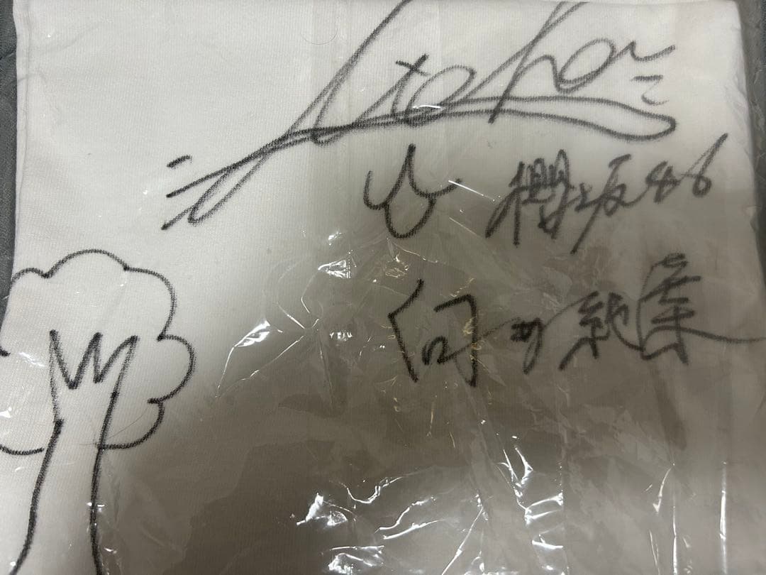 櫻坂46 向井純葉　サイン入りTシャツ