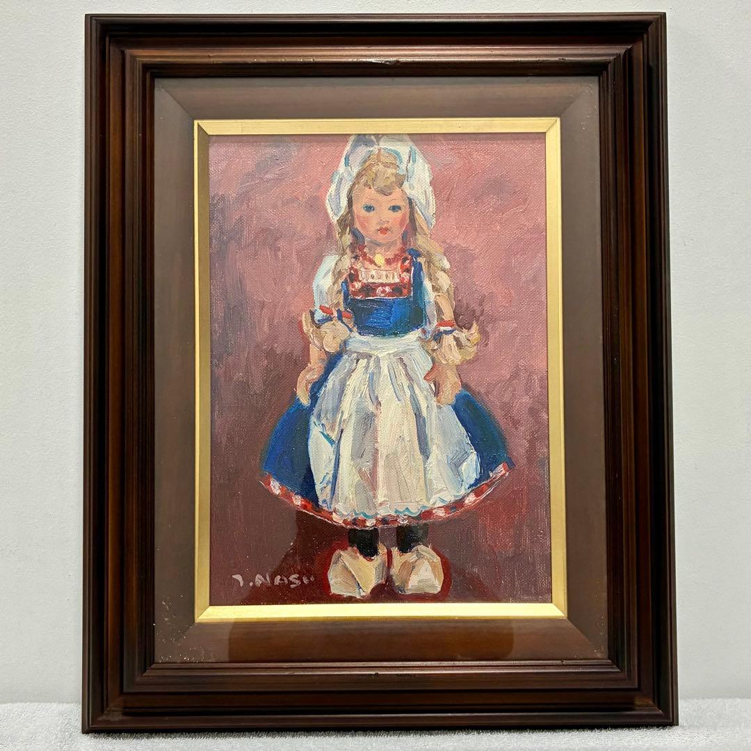 油彩画 静物画 南壽敏夫 南寿敏夫 額装 油絵 絵画 美術品 画家 T.NASU