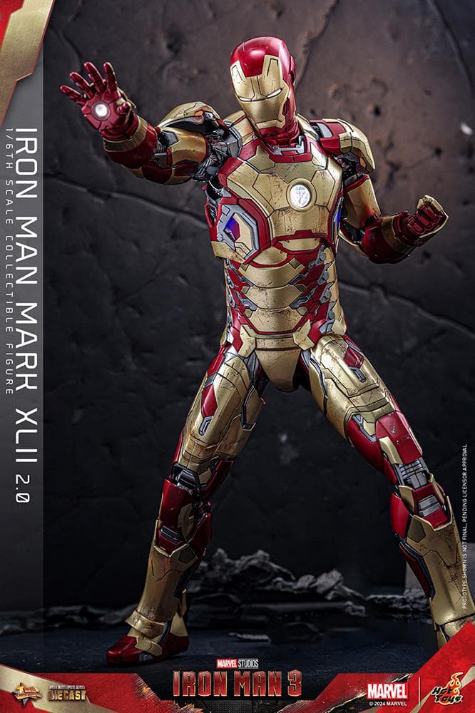 ムービーマスターピースDIECAST 1/6アイアンマン マーク42(2.0版)