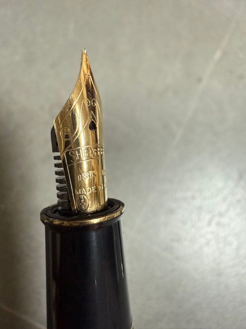 【ジャンク】 万年筆 SHEAFFER ペン先 18K-750 刻印あり