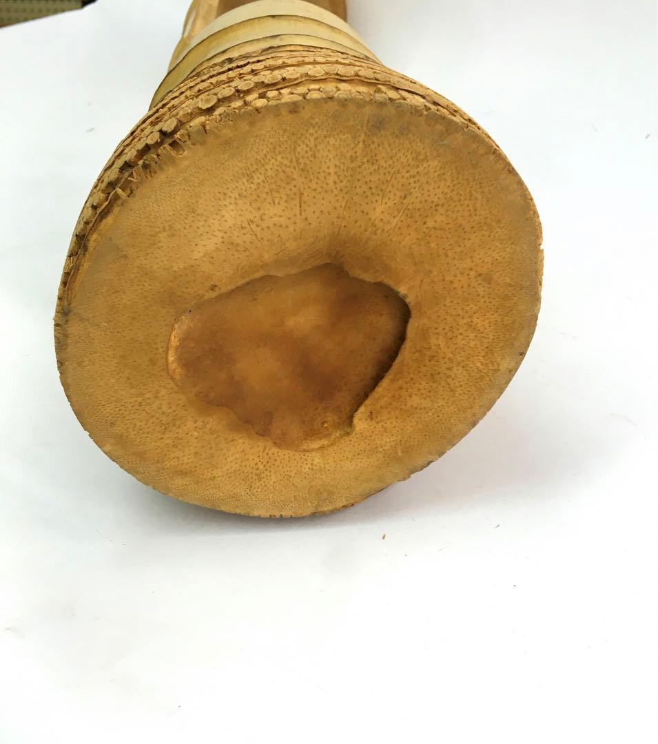 竹器 二重切(根付)