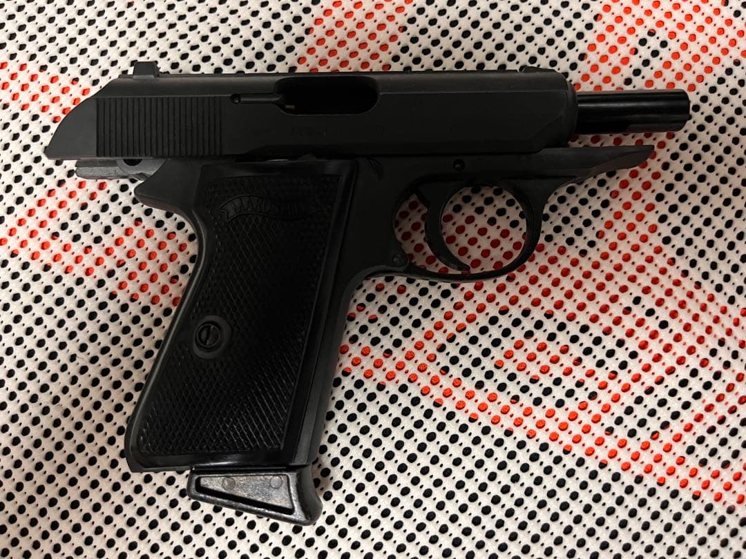 マルシン　ワルサーPPK/S HW ブラック　発火式モデルガン　キット完成品