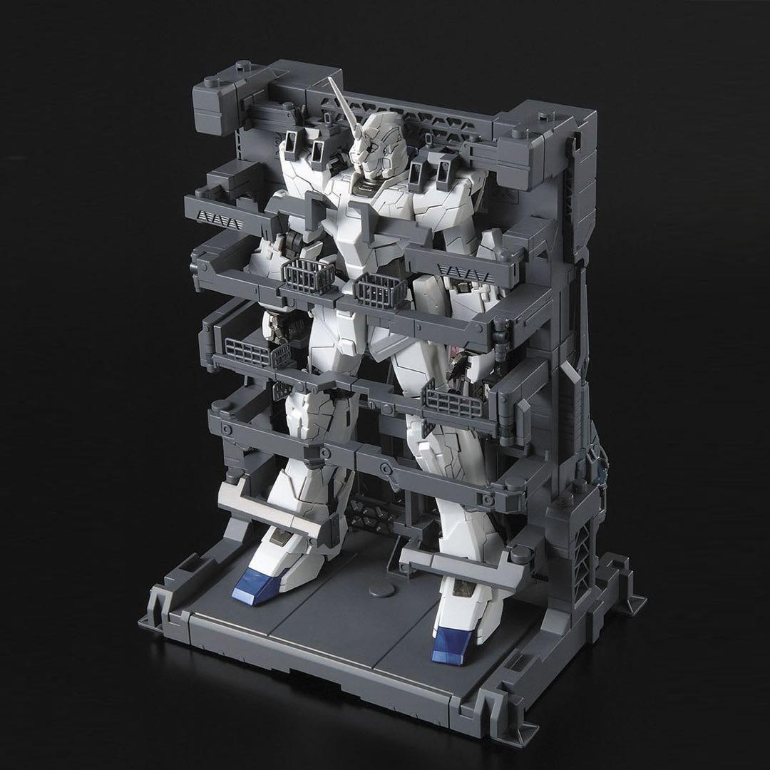 MGユニコーンガンダム HDカラー+MS CAGE +ビームガトリングガン2丁